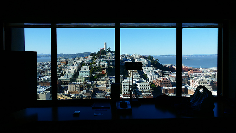 San Francisco from Hilton Financial District