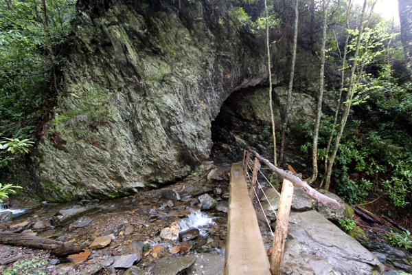 Arch Rock aka. Alum Cave Arch at Great Smoky Mountains Nationalpark