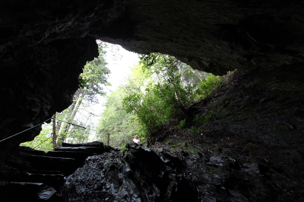 Arch Rock aka. Alum Cave Arch at Great Smoky Mountains Nationalpark