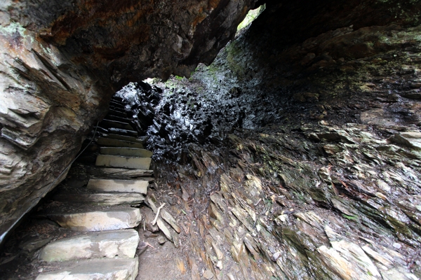 Arch Rock aka. Alum Cave Arch at Great Smoky Mountains Nationalpark