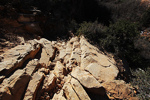 Aufstieg Squirrel Canyon