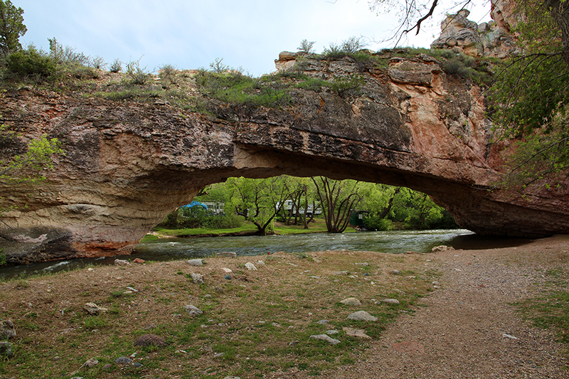 Ayres Natural Bridge Wyoming