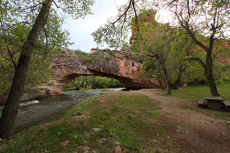 Ayres Natural Bridge Wyoming