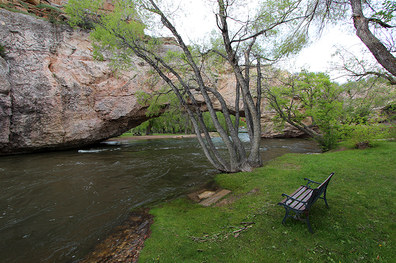 Ayres Natural Bridge Wyoming