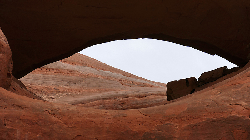 Balcony und Picture Frame Arch - Moab [Behind the Rocks]