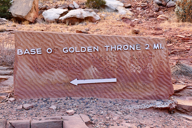 Base of Golden Throne [Capitol Reef National Park]