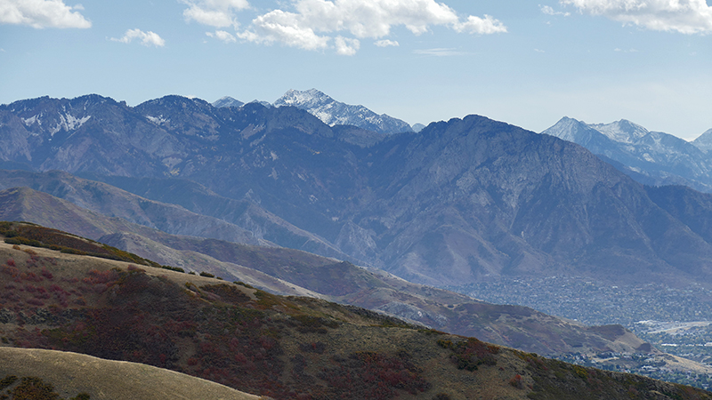 Black Mountain Salt Lake City Wasatch Range