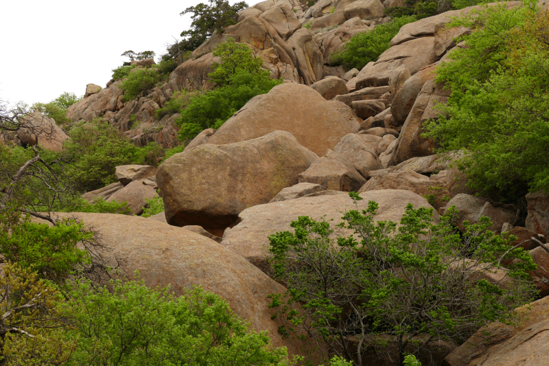 USA Hiking Database: Bilder Charons Garden Wilderness Trail [Wichita Mountains] - Pictures Charons Garden Wilderness Trail [Wichita Mountains]