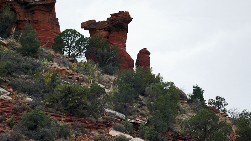 Doe Mountain and the Cockscomb Sedona