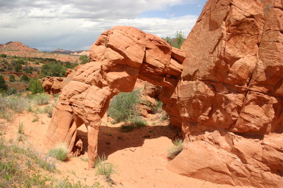 Double Arch aka. Flame Arch aka. High Heel Arch [Coyote Buttes North]