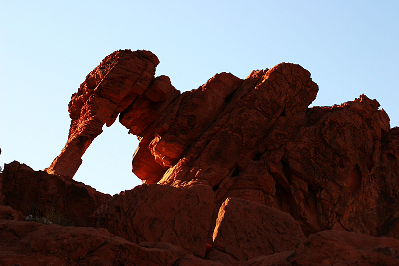 Arrowhead Arch und Elephant Rock [Valley of Fire State Park]