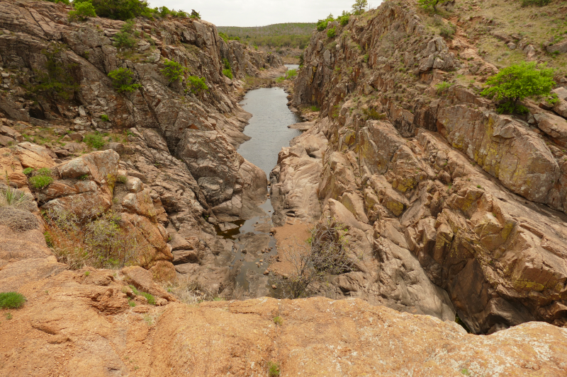 USA Hiking Database: Bilder Forty Foot Hole [Wichita Mountains] - Pictures Forty Foot Hole [Wichita Mountains]