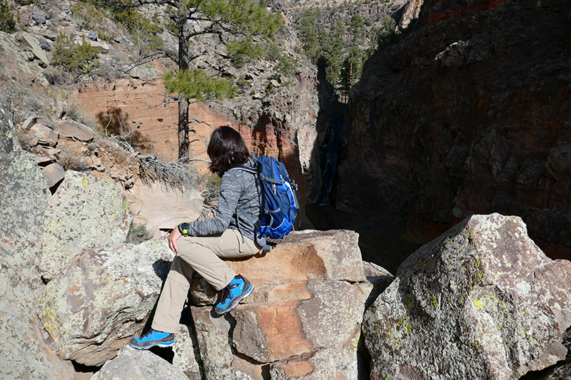 Frijoles Canyon and Falls [Canon de Los Frijoles - Bandelier National Monument]