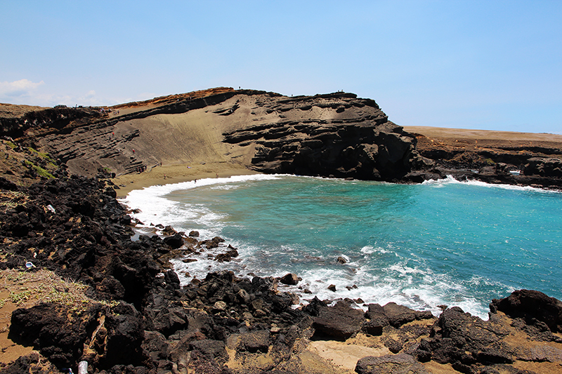 Green Sands Beach Mahana Bay Big Island Hawaii