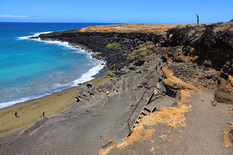 Green Sands Beach Mahana Bay Big Island Hawaii