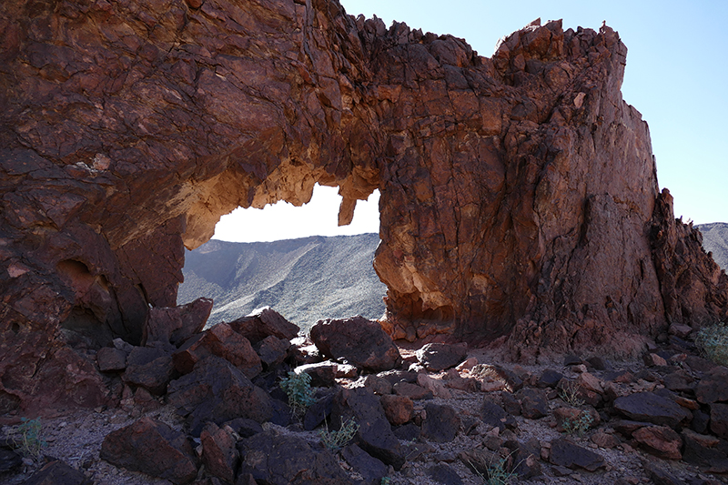 Tree Arch Hill Chocolate Mountains