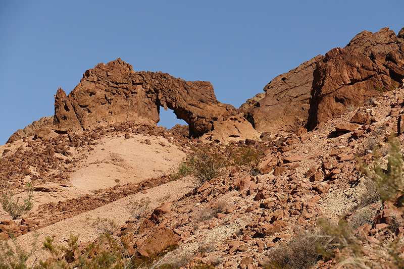 Tree Arch Hill Chocolate Mountains