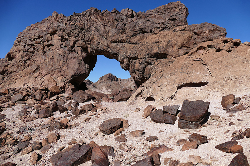 Tree Arch Hill Chocolate Mountains