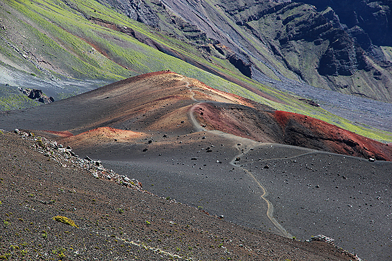 Haleakala Crater [Haus der Sonne] - Sliding Sands Trail und Halemau'u Trail [Maui - Hawaii]