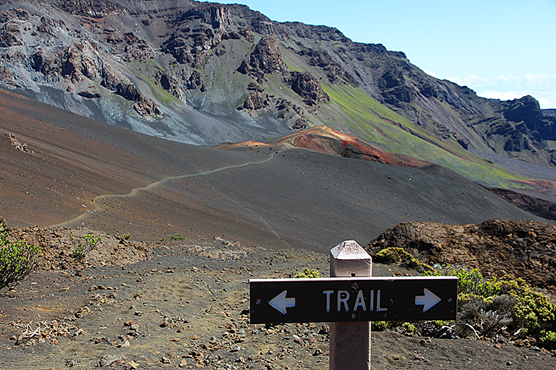 Haleakala Crater [Haus der Sonne] - Sliding Sands Trail und Halemau'u Trail [Maui - Hawaii]