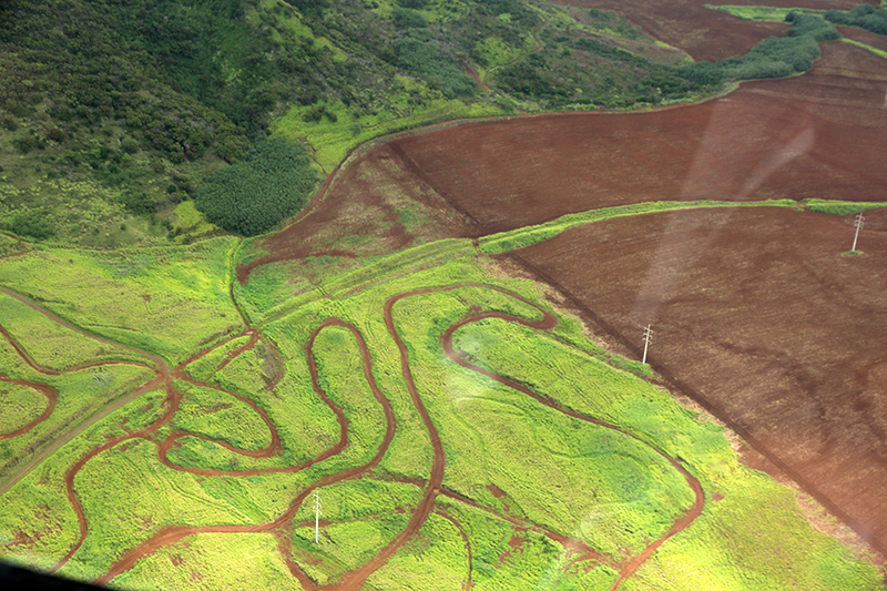 Kaua'i von oben Helikopterflug