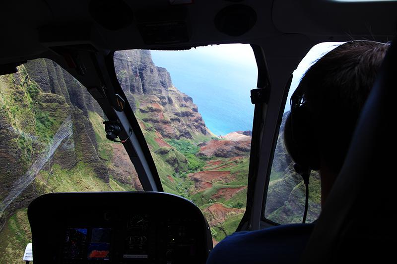 Kaua'i von oben Helikopterflug