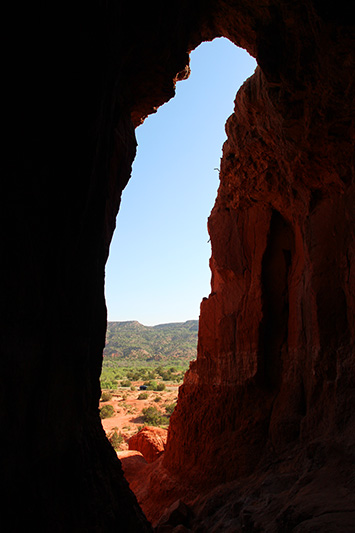 Judy's Arch aka. The Big Cave Palo Duro Canyon State Park