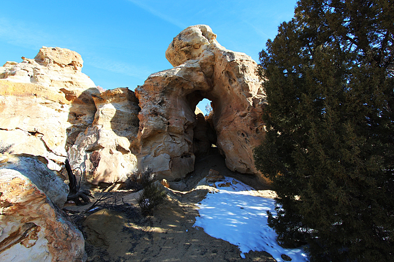 Keyhole Arch Blanco Canyon