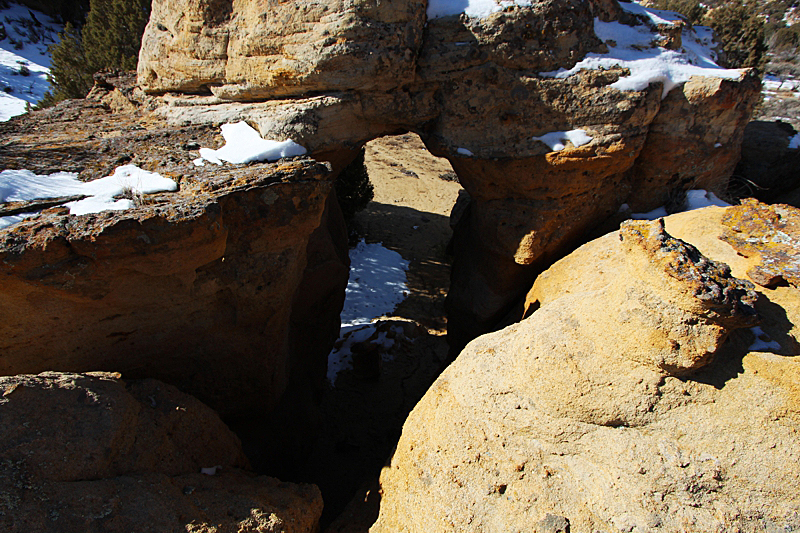 Keyhole Arch Blanco Canyon