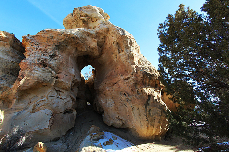 Keyhole Arch Blanco Canyon