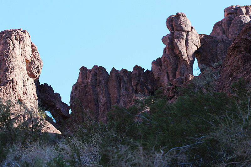 Kofa Twin Arches Castle Dome Mountains