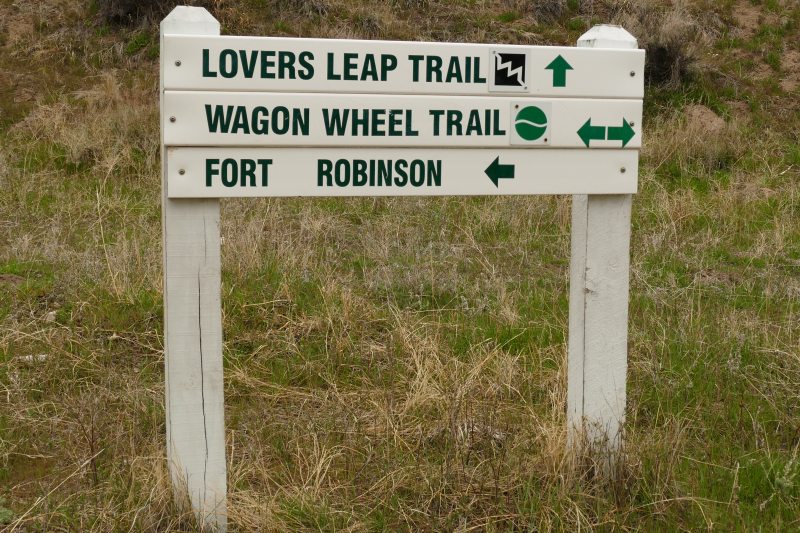 Bilder Lovers Leap Butte - Wagon Wheel Trail [Fort Robinson State Wildlife Area] - Pictures Lovers Leap Butte - Wagon Wheel Trail [Fort Robinson State Wildlife Area]