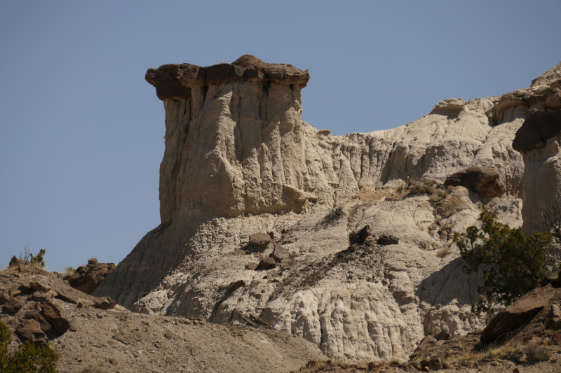 USA Hiking Database: Bilder Lybrook Fossil Area aka. Lybrook Badlands [Alamito Arroyo - San Juan Basin] - Pictures Lybrook Fossil Area aka. Lybrook Badlands [Alamito Arroyo - San Juan Basin]