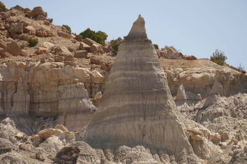 USA Hiking Database: Bilder Lybrook Fossil Area aka. Lybrook Badlands [Alamito Arroyo - San Juan Basin] - Pictures Lybrook Fossil Area aka. Lybrook Badlands [Alamito Arroyo - San Juan Basin]