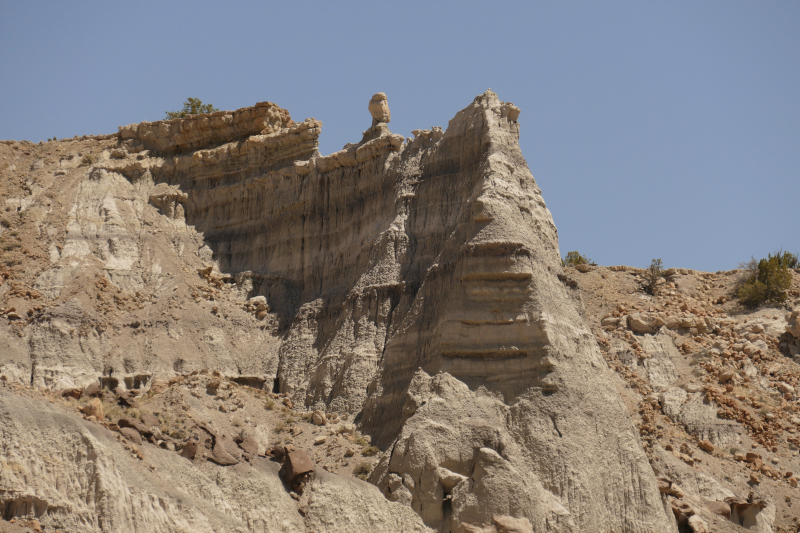 USA Hiking Database: Bilder Lybrook Fossil Area aka. Lybrook Badlands [Alamito Arroyo - San Juan Basin] - Pictures Lybrook Fossil Area aka. Lybrook Badlands [Alamito Arroyo - San Juan Basin]