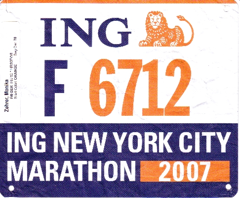 New York City Marathon 2007