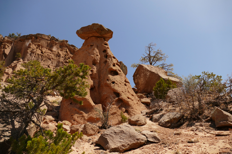 USA Hiking Database: Bilder Mesa de los Datiles [Canyon de San Diego - Santa Fe National Forest] - Pictures Mesa de los Datiles [Canyon de San Diego - Santa Fe National Forest]