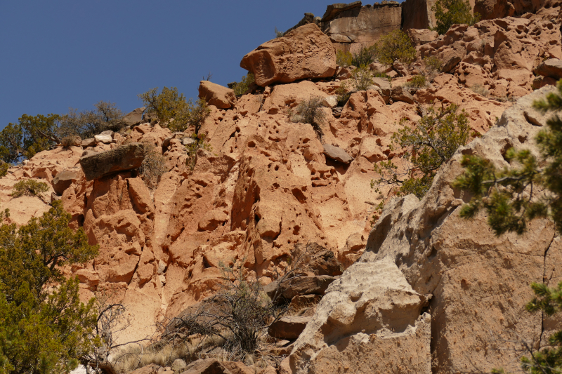 USA Hiking Database: Bilder Mesa de los Datiles [Canyon de San Diego - Santa Fe National Forest] - Pictures Mesa de los Datiles [Canyon de San Diego - Santa Fe National Forest]