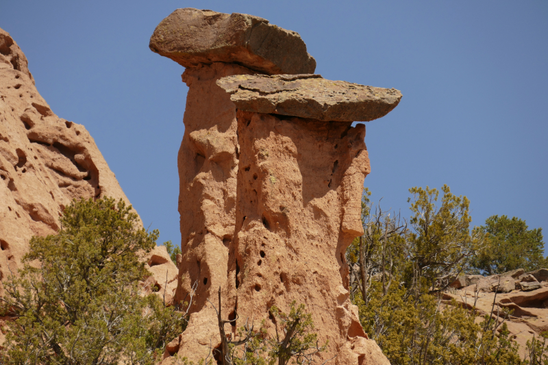 USA Hiking Database: Bilder Mesa de los Datiles [Canyon de San Diego - Santa Fe National Forest] - Pictures Mesa de los Datiles [Canyon de San Diego - Santa Fe National Forest]