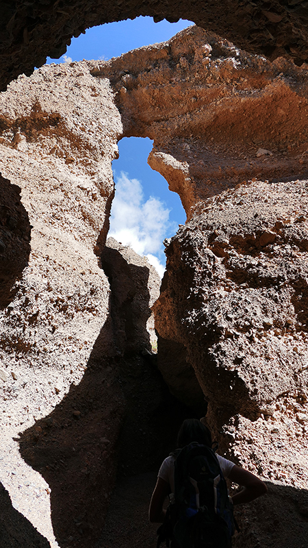 Moonlight Canyon Moonlight Natual Bridge Death Valley Grapevine Mountains