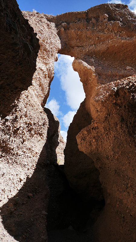 Moonlight Canyon Moonlight Natual Bridge Death Valley Grapevine Mountains