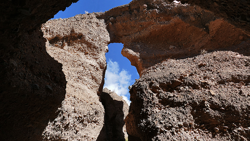 Moonlight Canyon Moonlight Natual Bridge Death Valley Grapevine Mountains