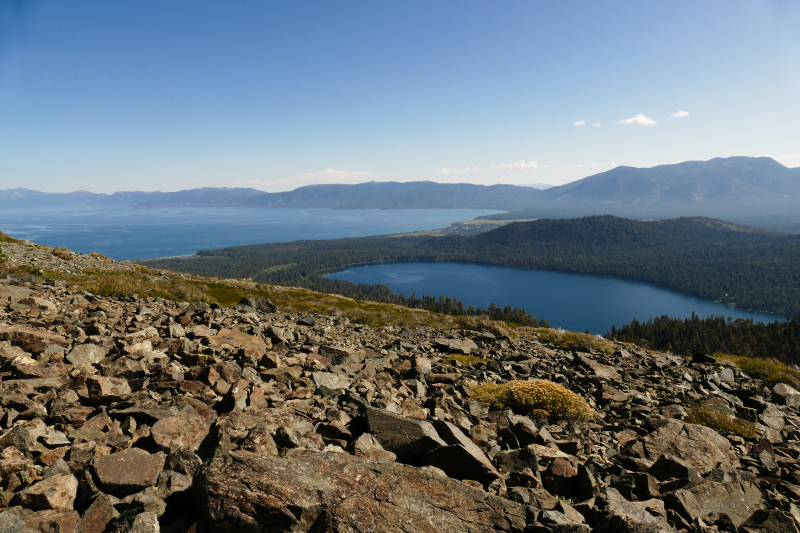 Bild Mount Tallac Lake Tahoe beim zweiten Versuch