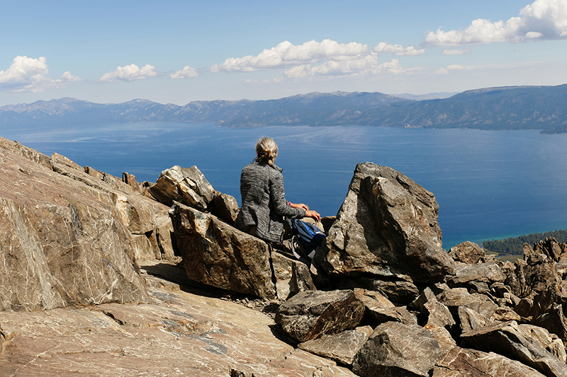 Bild Mount Tallac Lake Tahoe beim zweiten Versuch