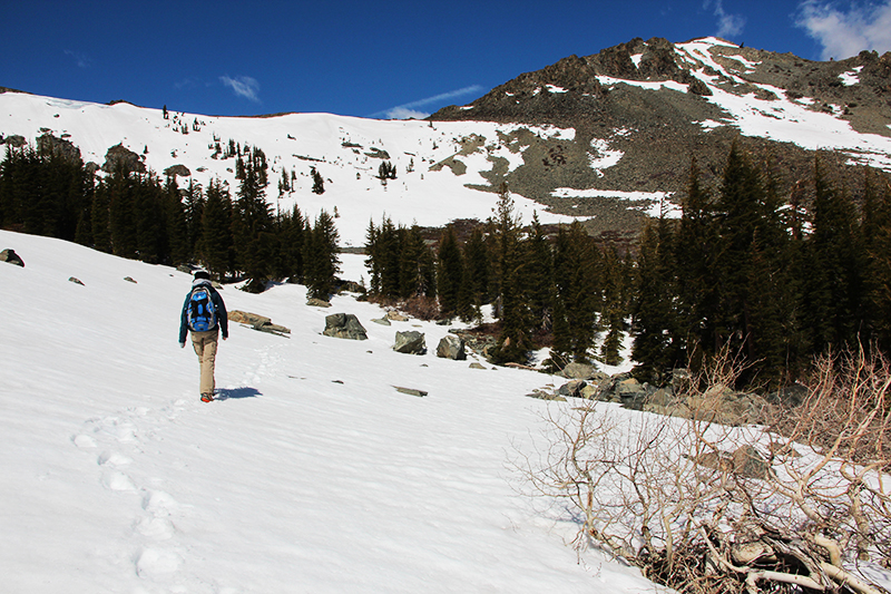 Bild Mount Tallac Lake Tahoe beim ersten Versuch