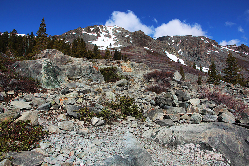 Bild Mount Tallac Lake Tahoe beim ersten Versuch