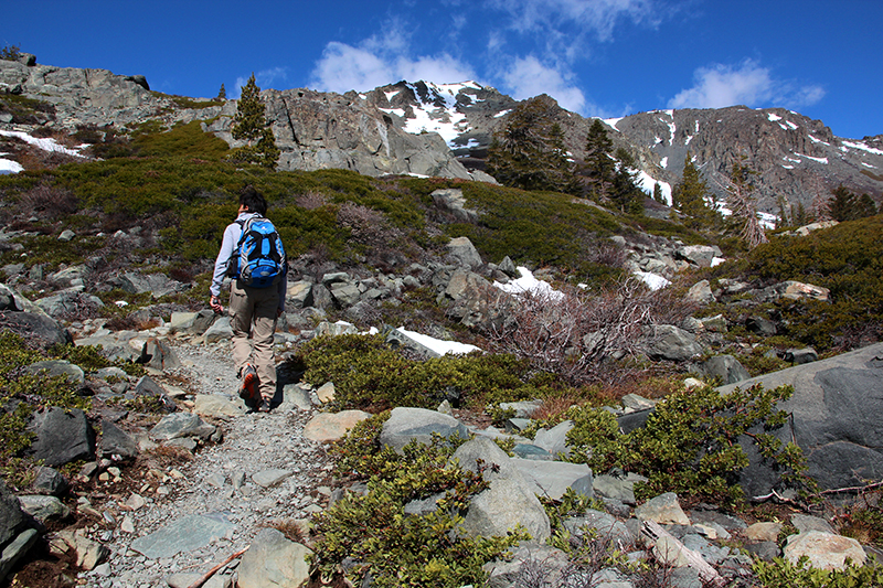 Bild Mount Tallac Lake Tahoe beim ersten Versuch