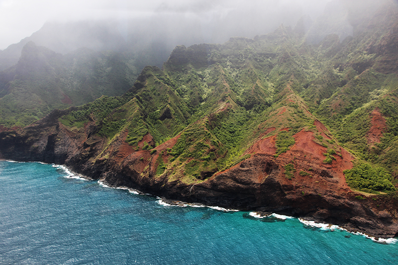 Kaua'i von oben Helikopterflug