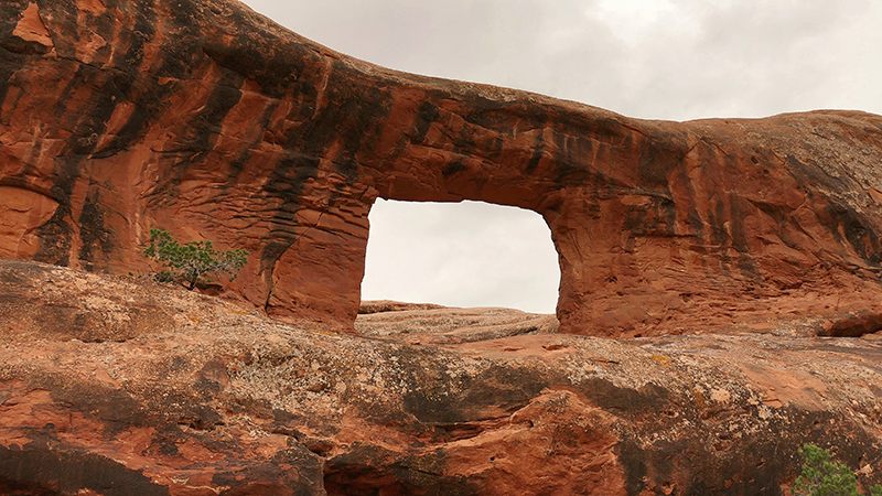 Balcony und Picture Frame Arch - Moab [Behind the Rocks]