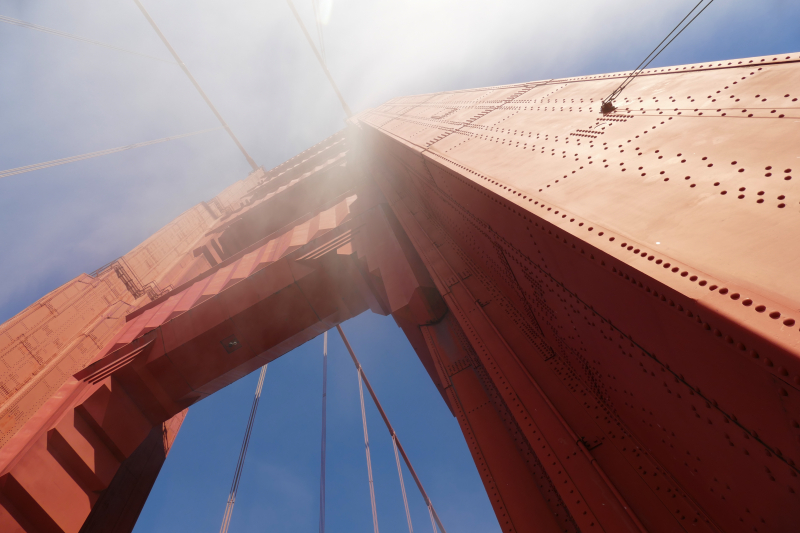 Bild Pfeiler Golden Gate Bridge